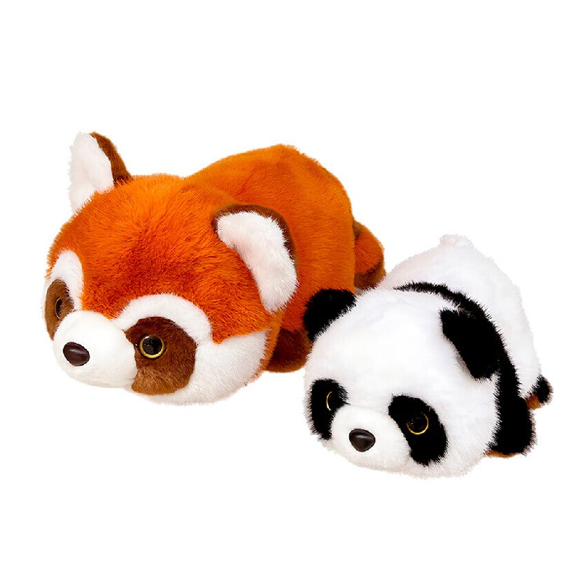 PELUCHE PANDA ROJO REVERSIBLE